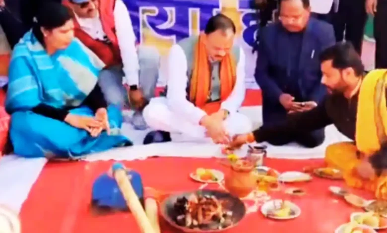 खड़गवां में कृषि महाविद्यालय के नवीन भवन का भूमिपूजन
